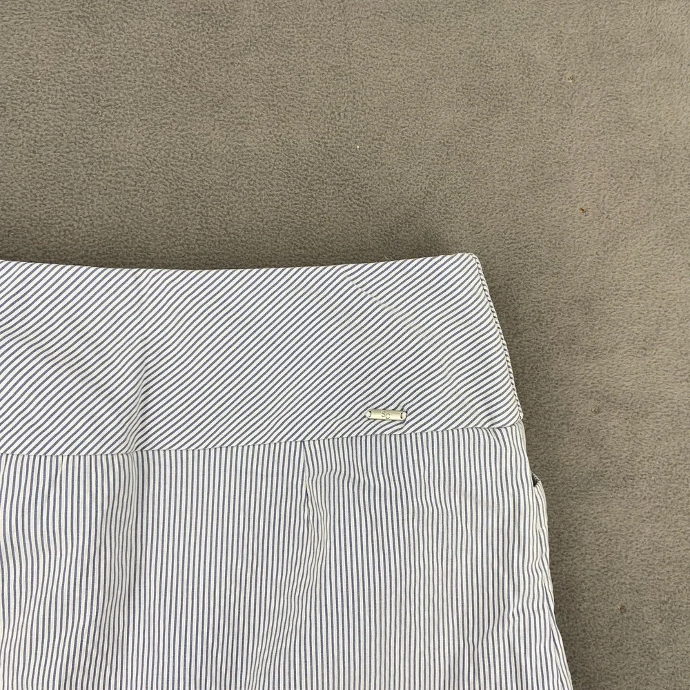 S.C. & Co. Double Wraparound Skirt‎ Skort Womens Small White Blue Striped Golf